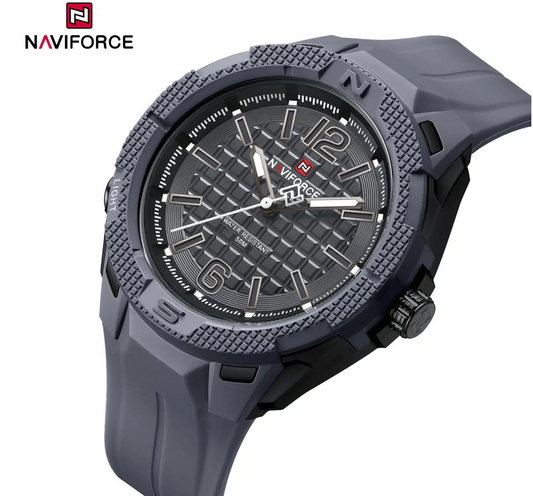 NAVIFORCE NF7126 Men’s Textura Edition, Waterproof High-Quality Quartz Watch