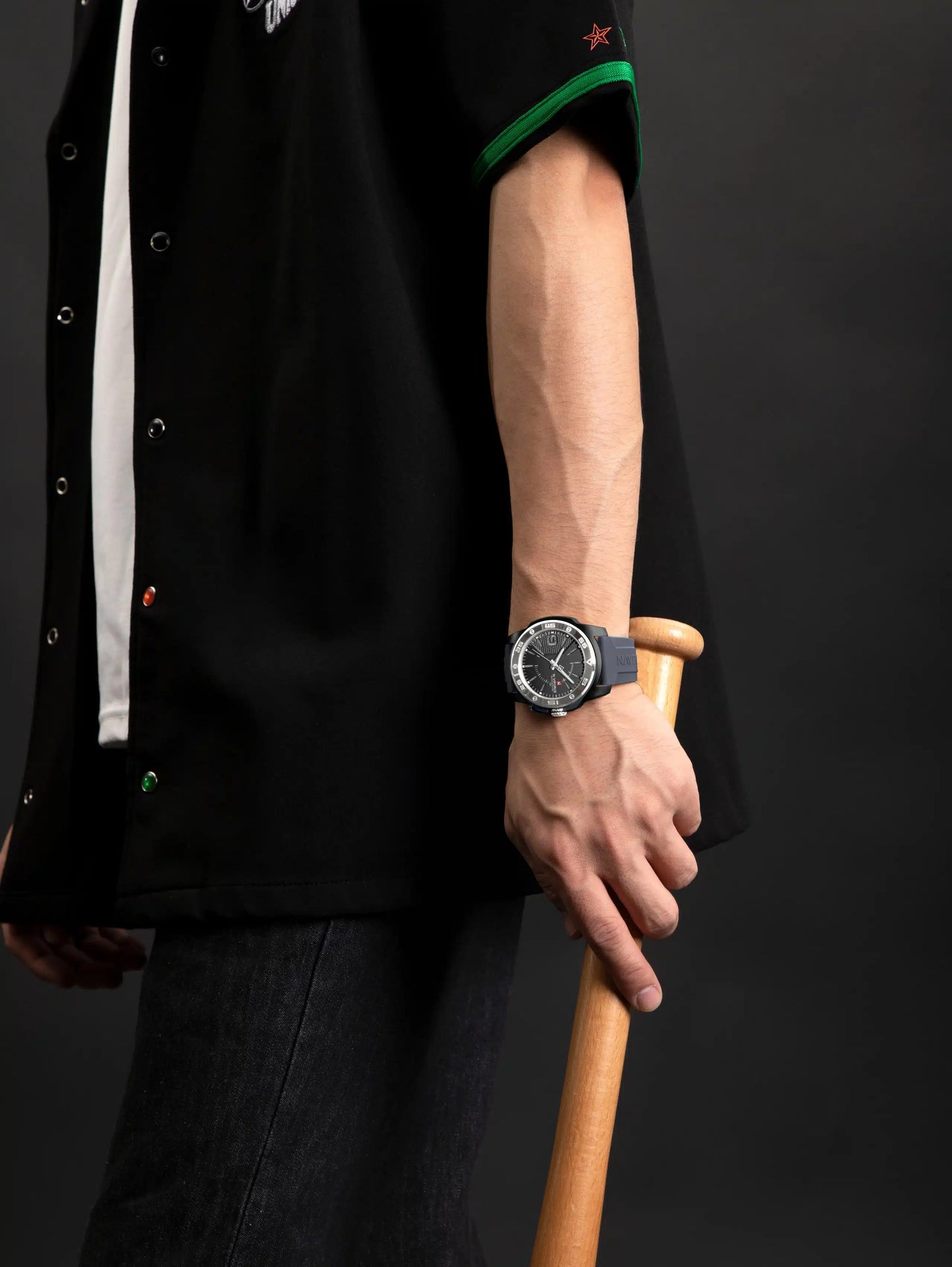 NAVIFORCE NF7112 Metropolis Edition Men's Watch – Luminous Hands, Water Resistant & Precision Quartz Movement