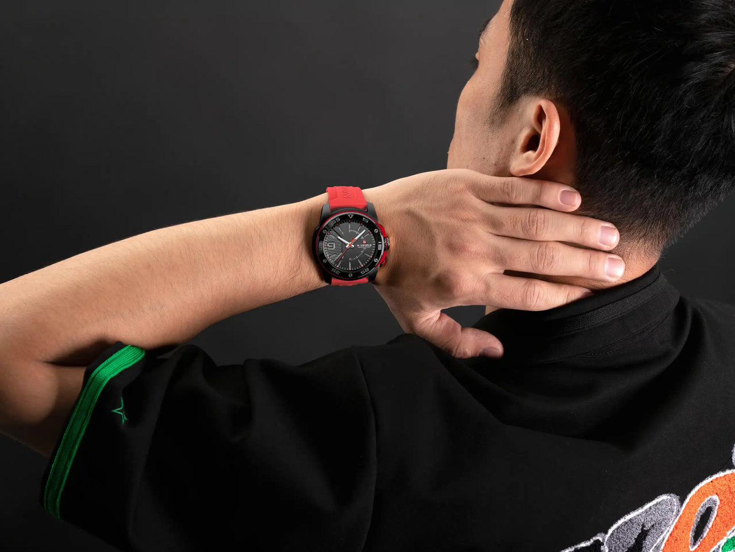 NAVIFORCE NF7112 Metropolis Edition Men's Watch – Luminous Hands, Water Resistant & Precision Quartz Movement