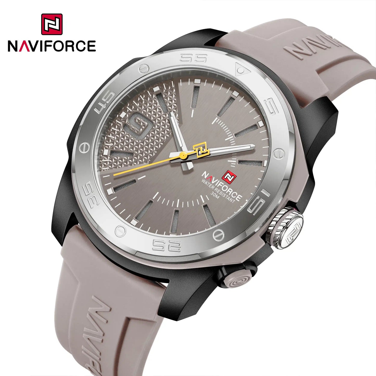 NAVIFORCE NF7112 Metropolis Edition Men's Watch – Luminous Hands, Water Resistant & Precision Quartz Movement