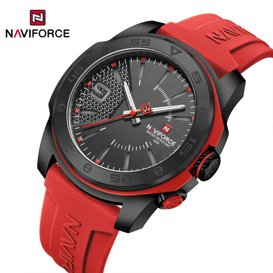 NAVIFORCE NF7112 Metropolis Edition Men's Watch – Luminous Hands, Water Resistant & Precision Quartz Movement