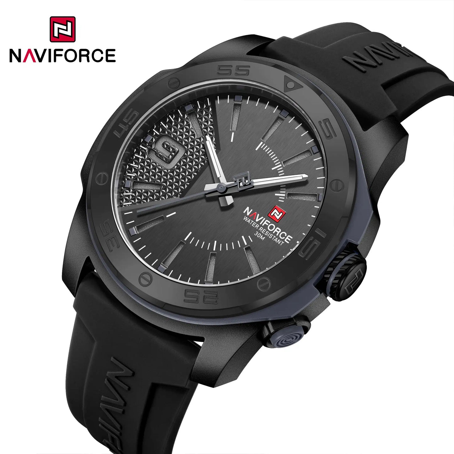 NAVIFORCE NF7112 Metropolis Edition Men's Watch – Luminous Hands, Water Resistant & Precision Quartz Movement