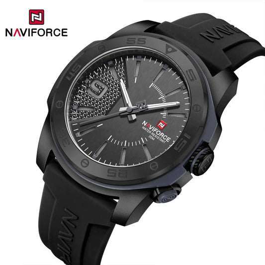 NAVIFORCE NF7112 Metropolis Edition Men's Watch – Luminous Hands, Water Resistant & Precision Quartz Movement