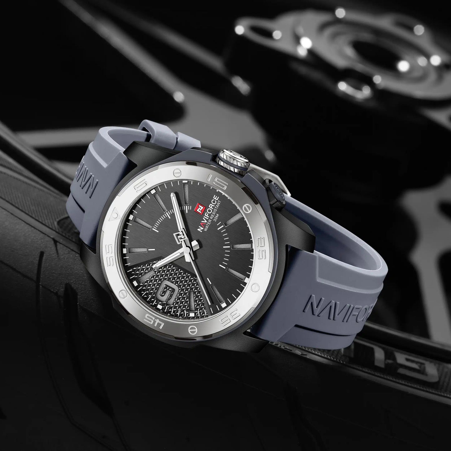 NAVIFORCE NF7112 Metropolis Edition Men's Watch – Luminous Hands, Water Resistant & Precision Quartz Movement