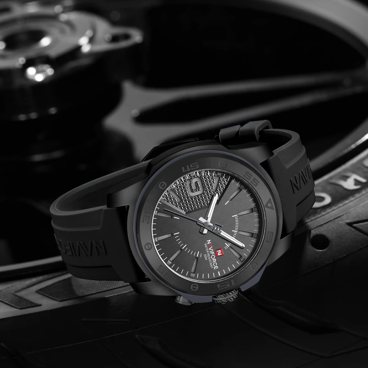 NAVIFORCE NF7112 Metropolis Edition Men's Watch – Luminous Hands, Water Resistant & Precision Quartz Movement