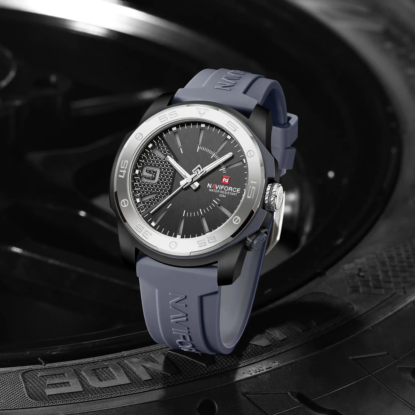 NAVIFORCE NF7112 Metropolis Edition Men's Watch – Luminous Hands, Water Resistant & Precision Quartz Movement