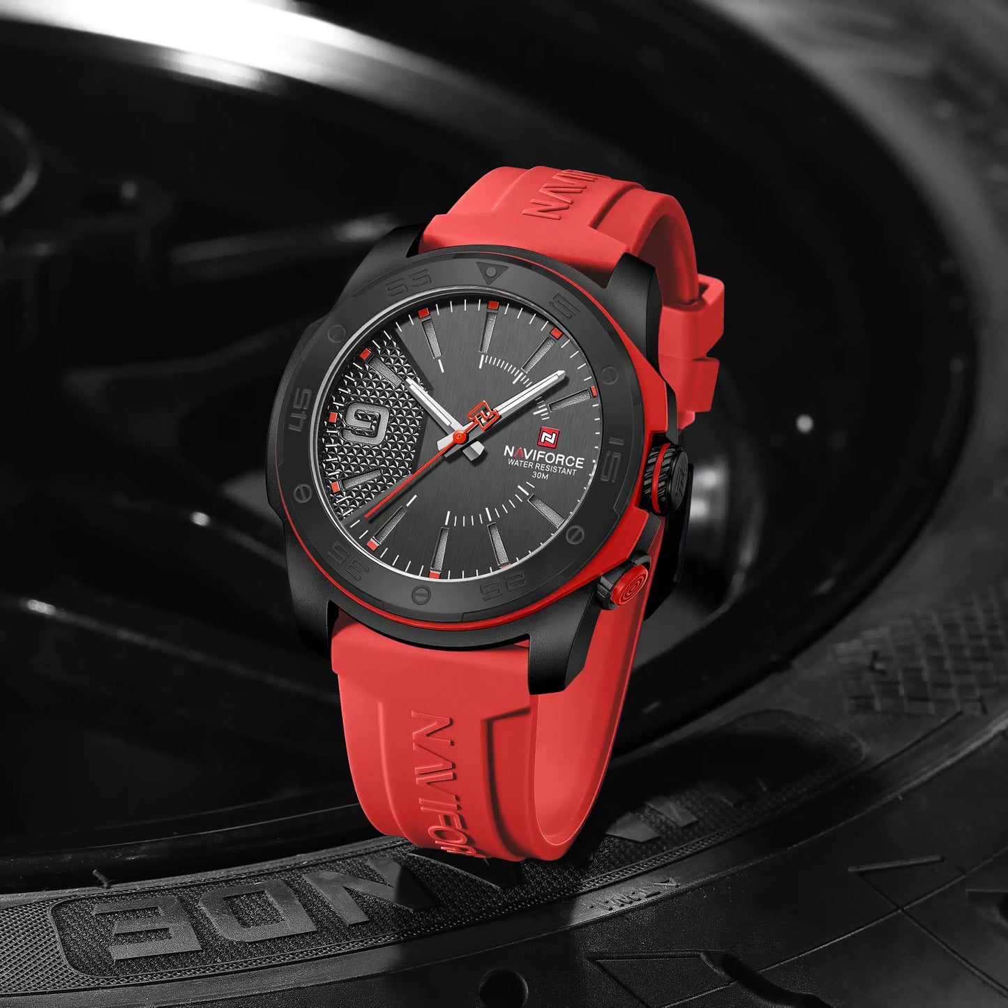 NAVIFORCE NF7112 Metropolis Edition Men's Watch – Luminous Hands, Water Resistant & Precision Quartz Movement