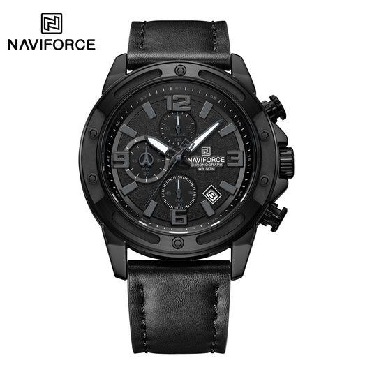 NAVIFORCE NF8074 Men’s Tactical Design Military Sport Watch – Professional Quartz Chronograph, Luminous Hands & Waterproof.