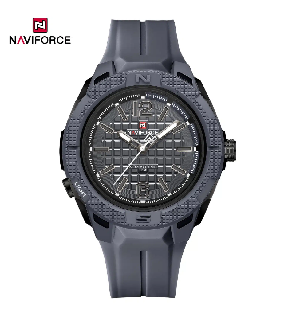 NAVIFORCE NF7126 Men’s Textura Edition, Waterproof High-Quality Quartz Watch