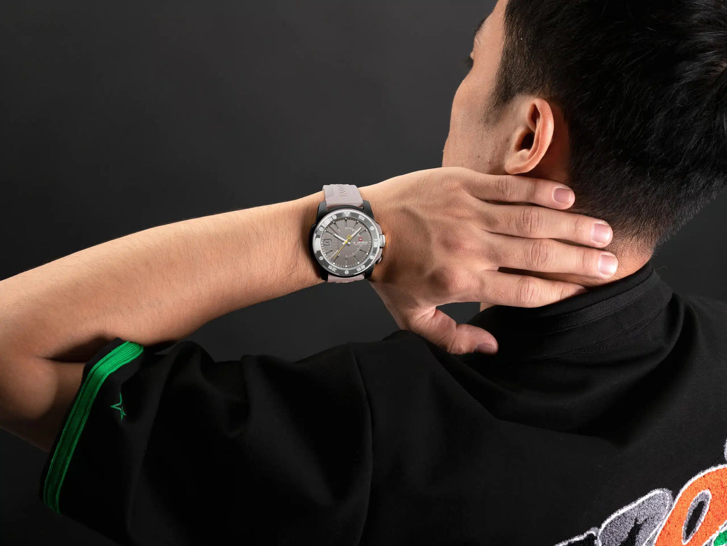 NAVIFORCE NF7112 Metropolis Edition Men's Watch – Luminous Hands, Water Resistant & Precision Quartz Movement